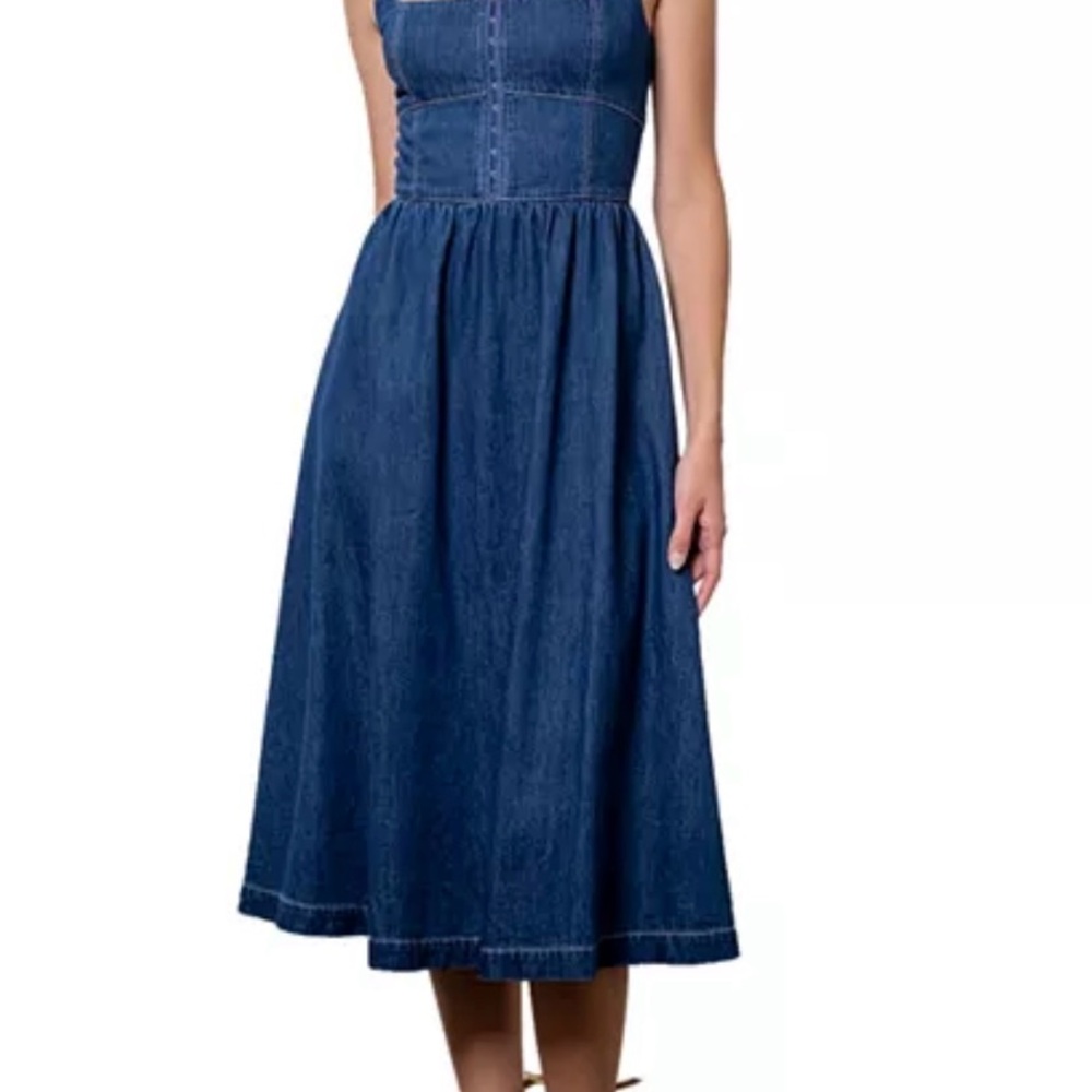 Denim Midi Dress